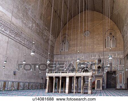 Stock Photo - Egypt, Cairo, Islamic, Architect, Sultan, Hassan, Mosque. Fotosearch