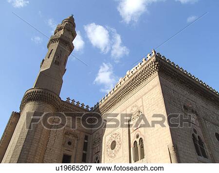 Stock Photo - Egypt, Cairo, Islamic, Architect, Sultan, Hassan, Mosque. Fotosearch