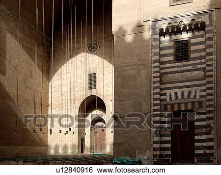 Egypt, Cairo, Islamic, Architect, Sultan, Hassan, Mosque View Large Photo Image Stock Photograph - Egypt, Cairo, Islamic, Architect, Sultan, Hassan, Mosque. Fotosearch