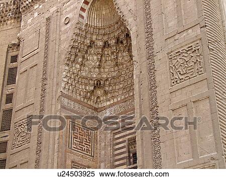 Egypt, Cairo, Islamic, Architect, Sultan, Hassan, Mosque View Large Photo Image Stock Photography - Egypt, Cairo, Islamic, Architect, Sultan, Hassan, Mosque. Fotosearch