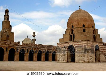 Stock Image - Egypt, mosque, court, architecture. Fotosearch