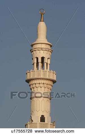 Stock Photo - mosque, dubai, minaree, minare. Fotosearch
