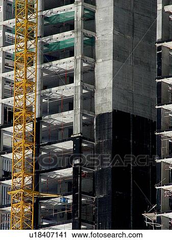 Stock Image - crane, building, construction. Fotosearch