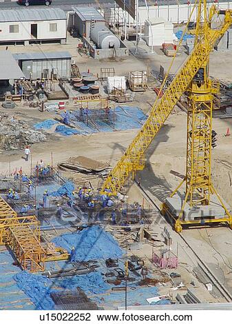 Stock Image - crane, construction. Fotosearch