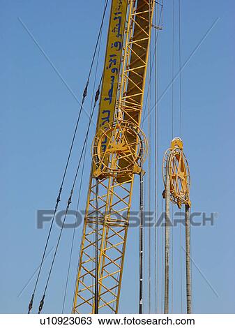 Stock Image - crane, industry, construction. Fotosearch