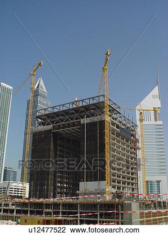 DIFC, construction, UAE, Dubai View Large Photo Image Stock Image - DIFC, construction, UAE, Dubai. Fotosearch