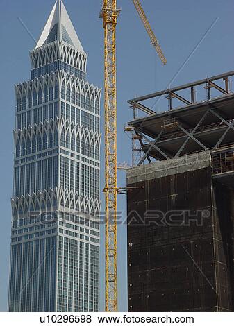 Stock Photo - DIFC, construction, UAE, Dubai. Fotosearch