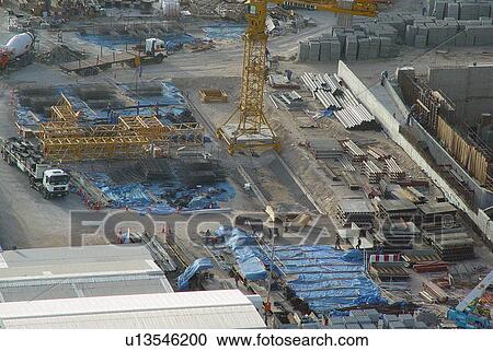 dubai, construction, site View Large Photo Image Stock Image - dubai, construction, site. Fotosearch