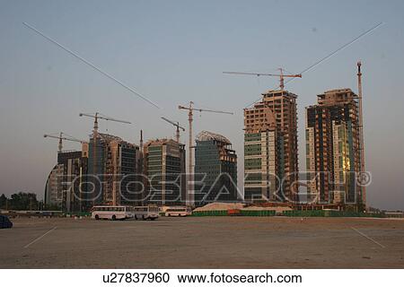 Stock Image - dubai, construction. Fotosearch