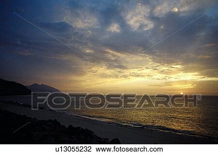 sunset, sunrise, sun, rise, set, blue, sky View Large Photo Image Stock Image - sunset, sunrise, sun, rise, set, blue, sky. Fotosearch
