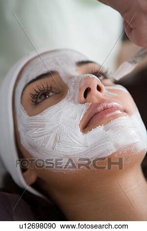 Stock Image - woman, beauty, health, Arabic. Fotosearch