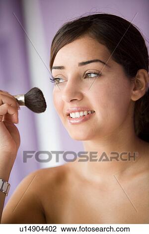 Stock Image - woman, beauty, health, Arabic. Fotosearch