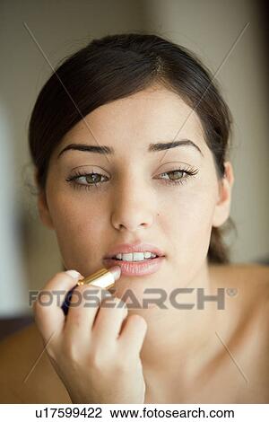 Stock Image - woman, beauty, health, Arabic. Fotosearch