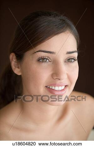 Stock Image - woman, beauty, health, Arabic. Fotosearch