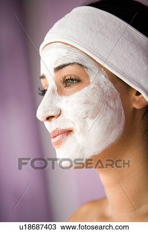 Stock Image - woman, beauty, health, Arabic. Fotosearch
