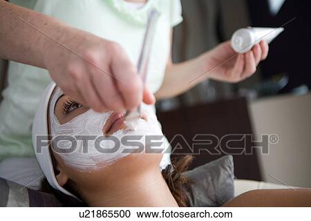 Stock Image - woman, beauty, health, Arabic. Fotosearch