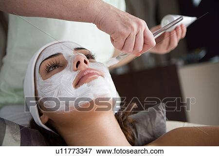 Stock Photo - woman, beauty, health, Arabic. Fotosearch