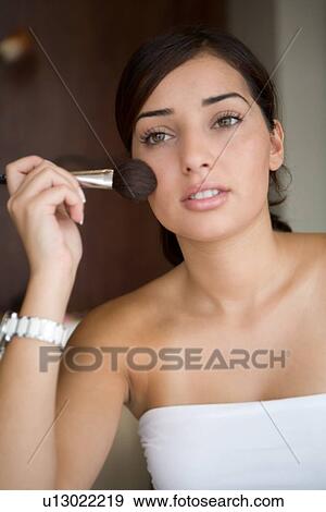 Stock Photo - woman, beauty, health, Arabic. Fotosearch