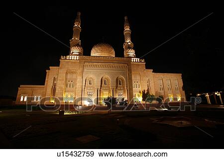 dubai, mosque, muslim, muslem, arab, prayer, night View Large Photo Image Stock Photo - dubai, mosque, muslim, muslem, arab, prayer, night. Fotosearch