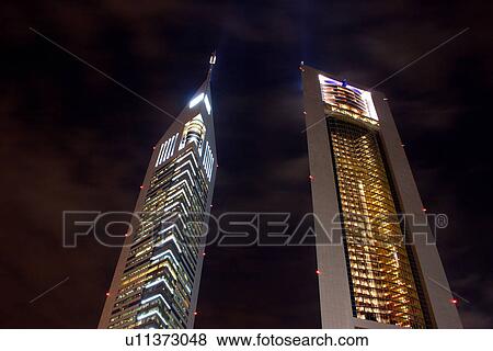 dubai, towers, skyscraper, building, sheikh, zayed, road View Large Photo Image Stock Photo - dubai, towers, skyscraper, building, sheikh, zayed, road. Fotosearch