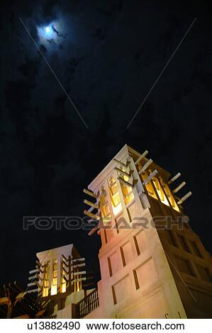 madinat, jumeirah, dubai, souk, market, night, evening View Large Photo Image Stock Image - madinat, jumeirah, dubai, souk, market, night, evening. Fotosearch