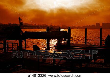 silhouette, dubai, creek, deira, boat, sunrise, sunset View Large Photo Image Stock Photograph - silhouette, dubai, creek, deira, boat, sunrise, sunset. Fotosearch