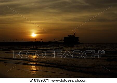 Stock Image - sunset, sunrise, rise. Fotosearch