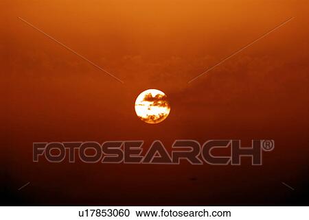 Stock Image - sunset, sunrise, rise. Fotosearch