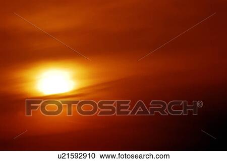 Stock Image - sunset, sunrise, rise. Fotosearch