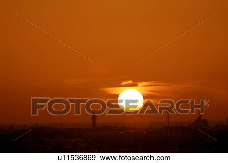 Stock Photo - sunset, sunrise, rise. Fotosearch