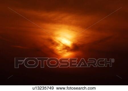 Stock Photo - sunset, sunrise, rise. Fotosearch
