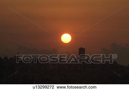 Stock Image - sunset, sunrise. Fotosearch