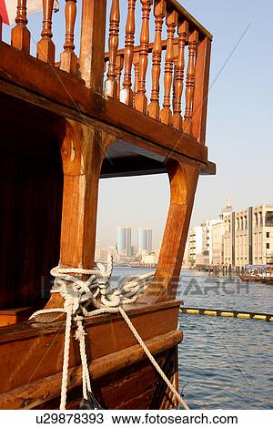 dhow, creek, dubai, deira, boat, attached View Large Photo Image Stock Image - dhow, creek, dubai, deira, boat, attached. Fotosearch