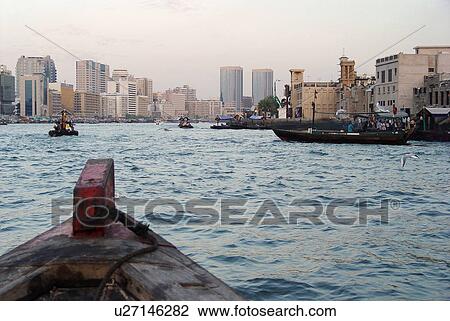 dubai, dhow, creek, boat View Large Photo Image Stock Image - dubai, dhow, creek, boat. Fotosearch