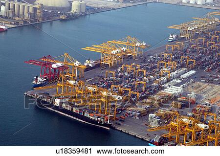 dubai, aerial, dubai, boat, ship, port, indutry View Large Photo Image Stock Image - dubai, aerial, dubai, boat, ship, port, indutry. Fotosearch
