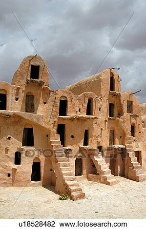Stock Image - Southern, Ksour, Tunis, Tunisia, arabic, country. Fotosearch