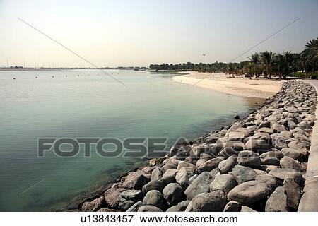 Stock Photo - dubai, mamzar, madina, jumeirah, burj, arab. Fotosearch