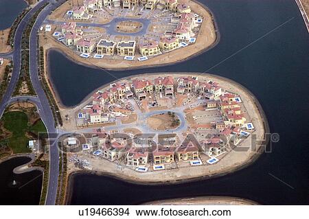 Picture - dubai, aerial, dubai. Fotosearch