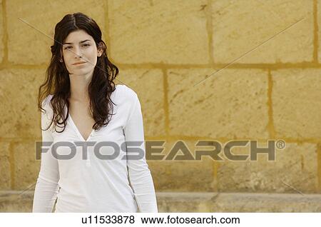 Stock Photo - Female portrait. Fotosearch