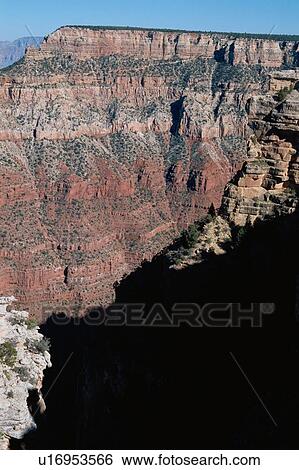 Stock Photograph - Cliff Of Rock Stratum. Fotosearch