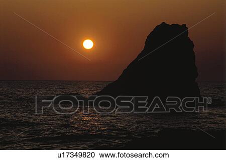 Evening Glow And The Sea View Large Photo Image Stock Image - Evening Glow And The Sea. Fotosearch
