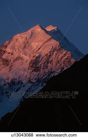 Red Light On Mountain View Large Photo Image Stock Photo - Red Light On Mountain. Fotosearch