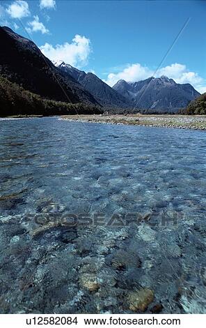 Picture - River And Mountains. Fotosearch