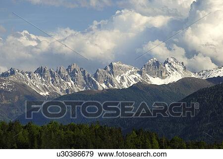 Stock Photo - The Mountain In Tyrol. Fotosearch