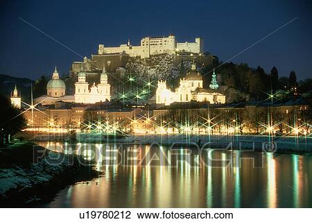 Castle On Hill Above River View Large Photo Image Stock Image - Castle On Hill Above River. Fotosearch