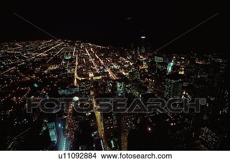 City At Night View Large Photo Image Picture - City At Night. Fotosearch