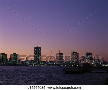 City At Sunset View Large Photo Image Stock Photography - City At Sunset. Fotosearch