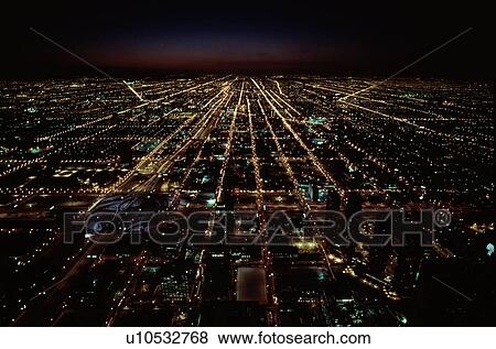 Web Of City Lights View Large Photo Image Stock Photo - Web Of City Lights. Fotosearch