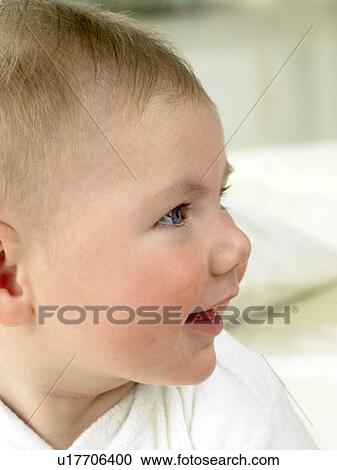 Stock Image - Baby smiling. Fotosearch