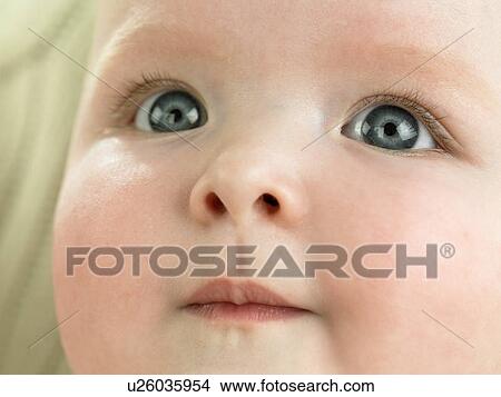Baby's face close up View Large Photo Image Picture - Baby's face close up. Fotosearch